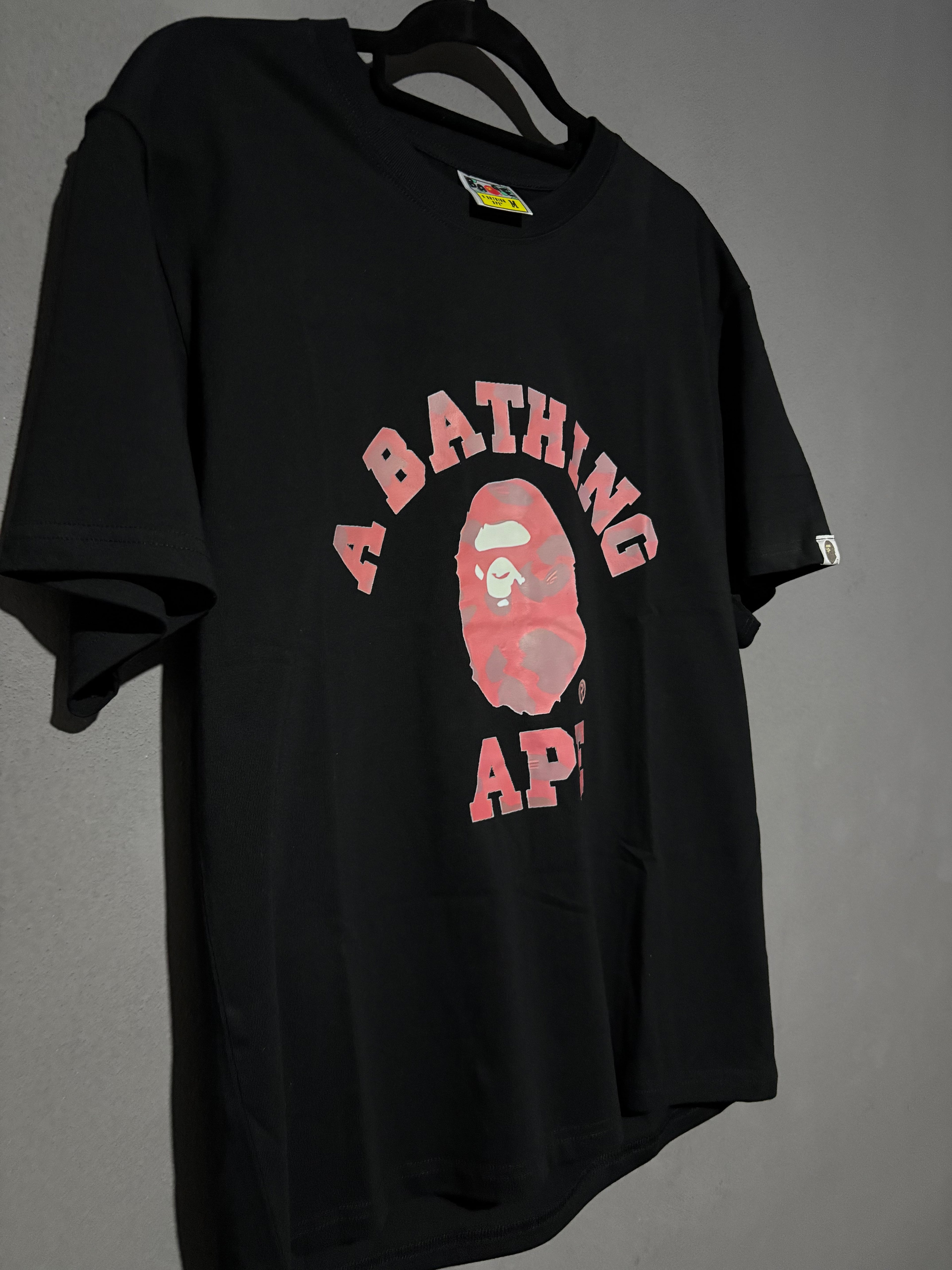 Bape playera logo rojo