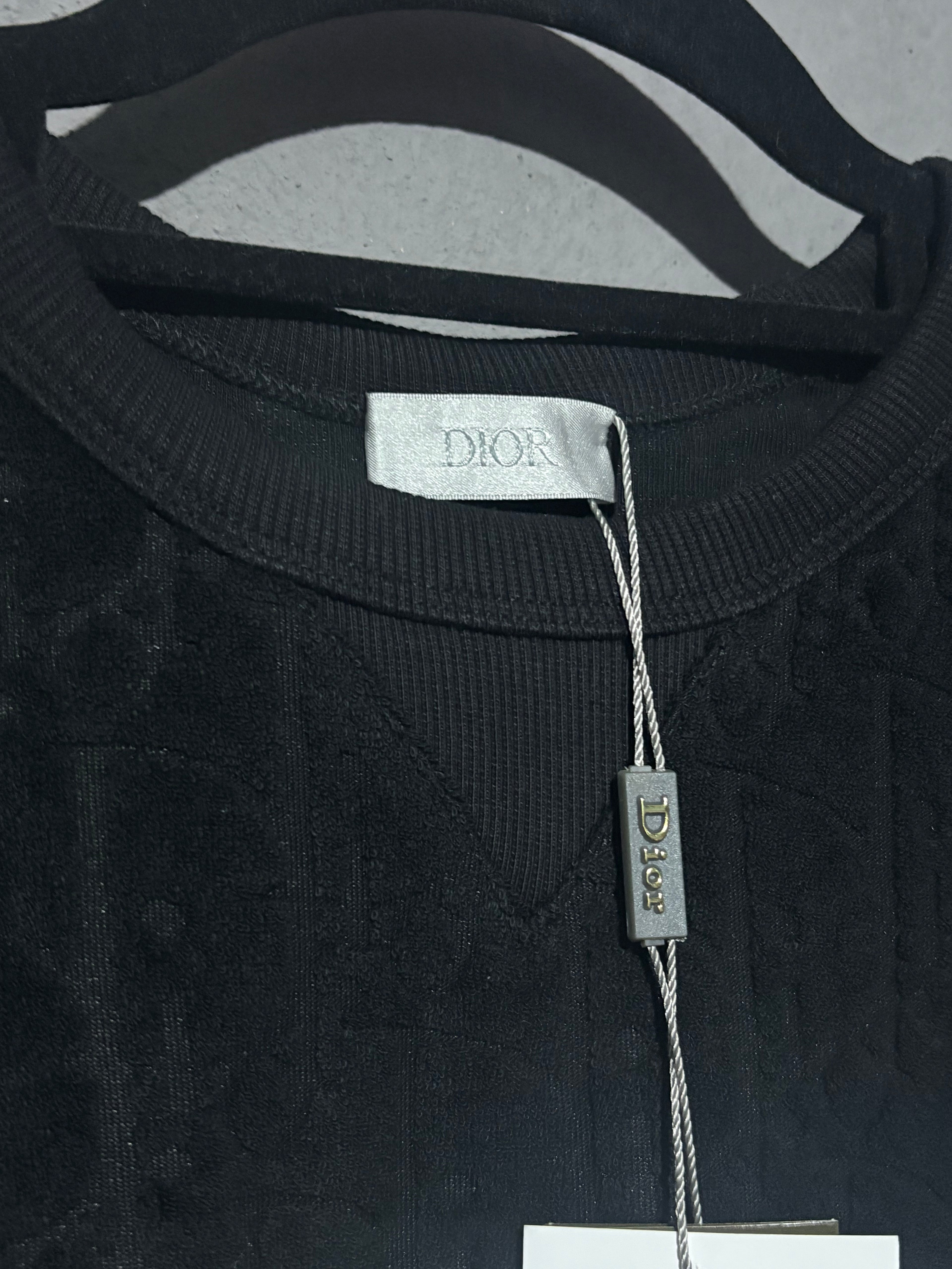 Playera Dior oblique negra