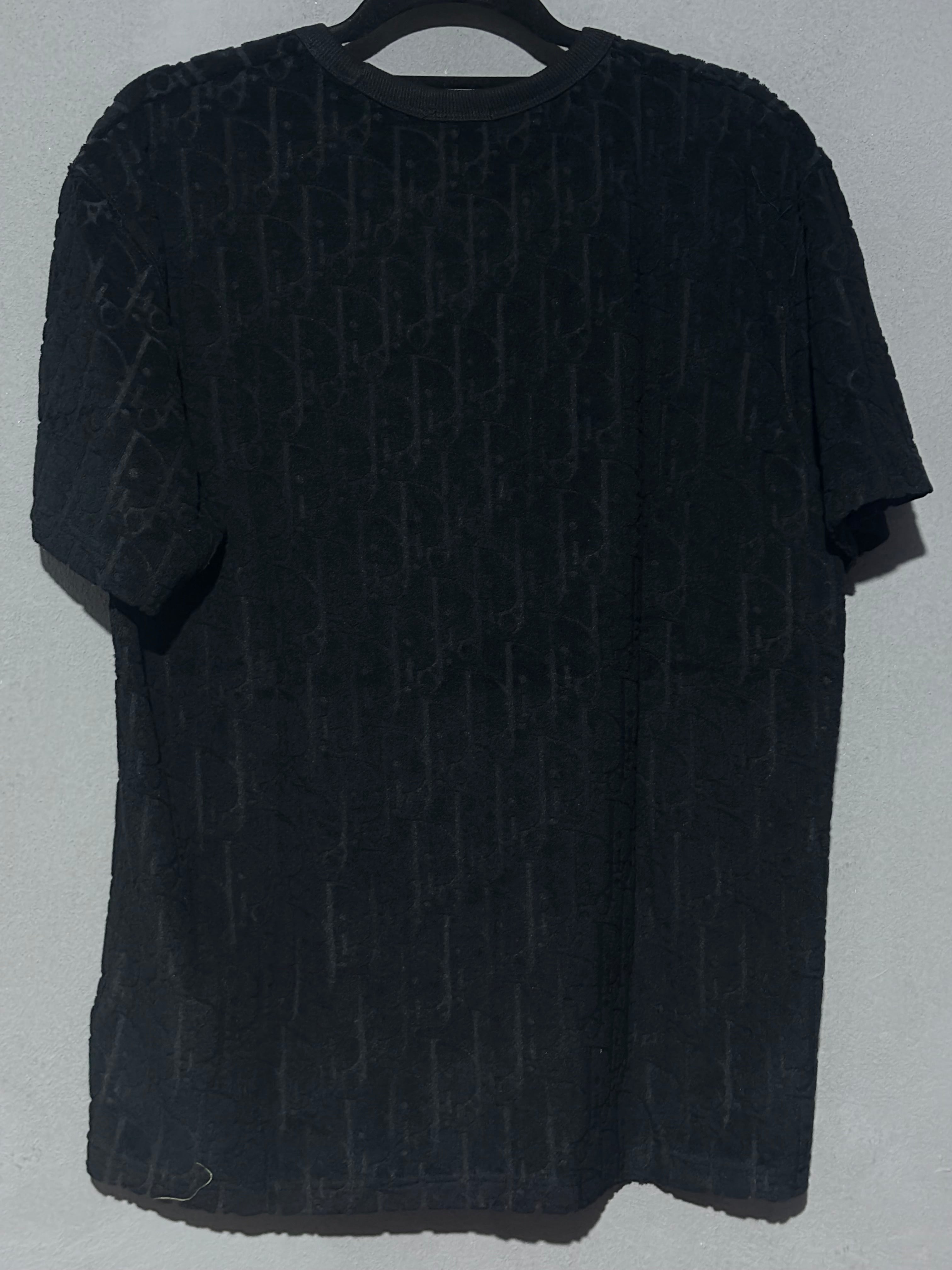 Playera Dior oblique negra