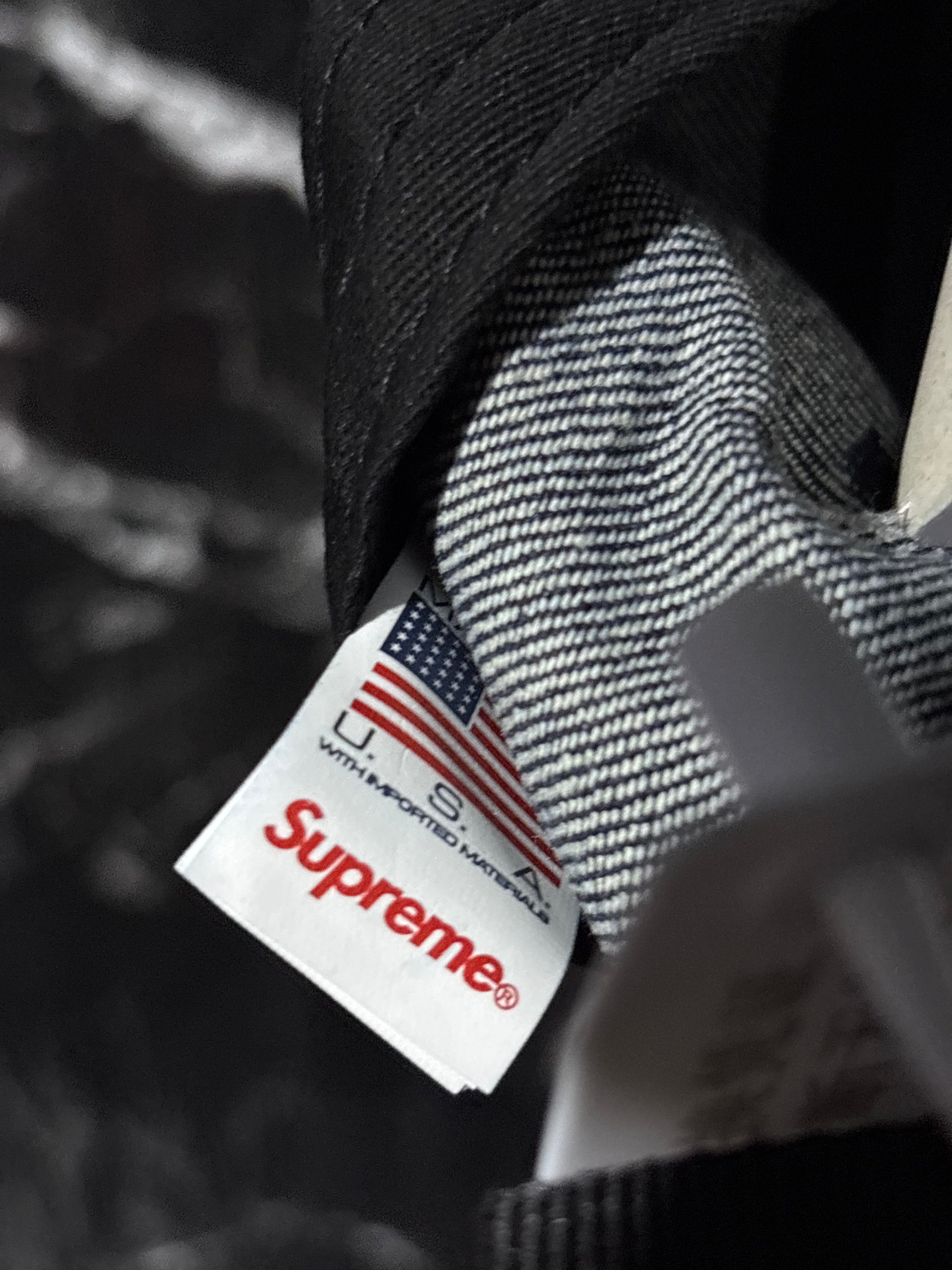 **AGOTADO** Gorra Supreme Jacquard Logos Denim Camp