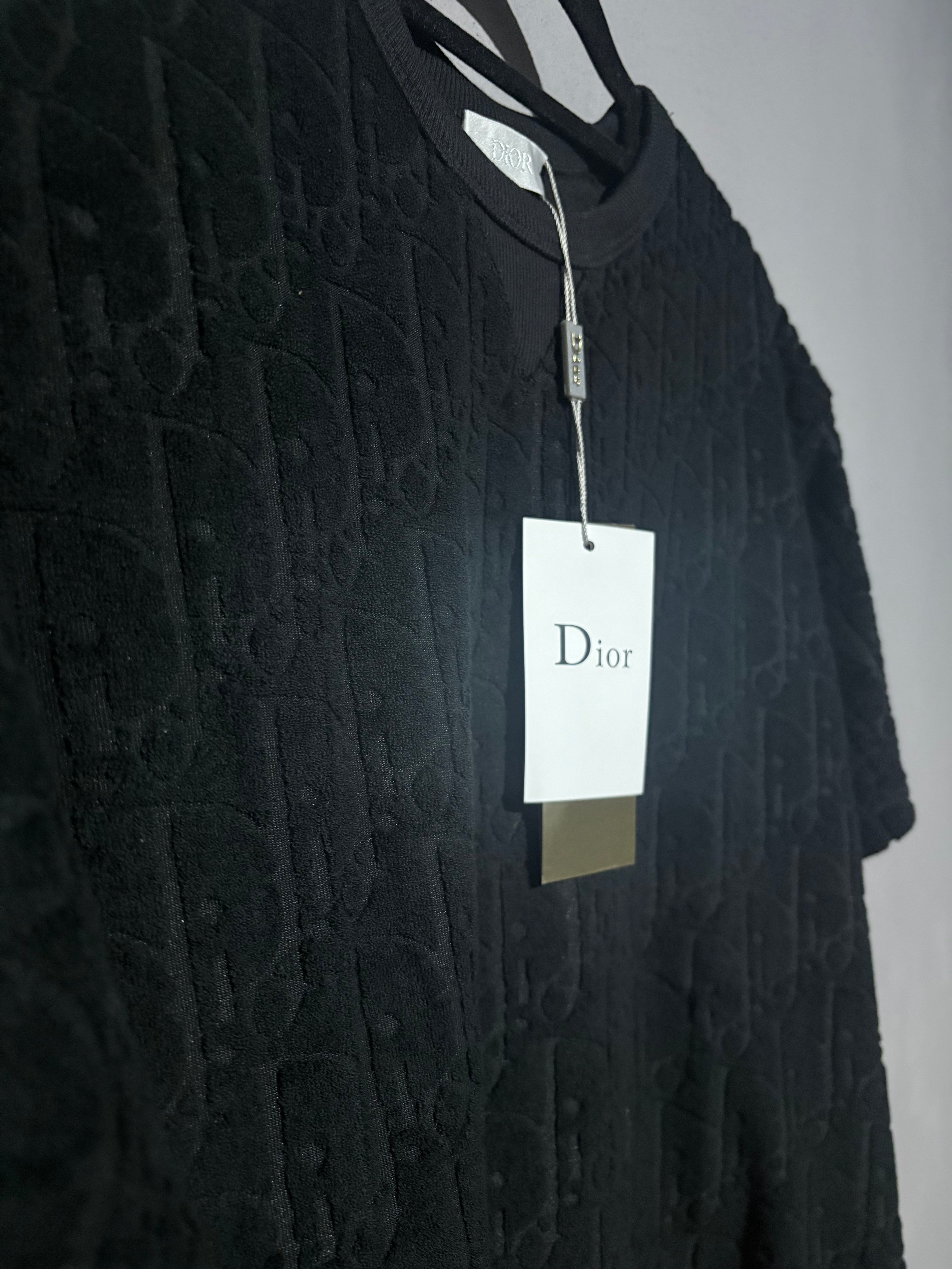 Playera Dior oblique negra