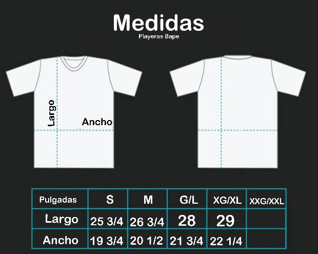 Bape playera logo rojo