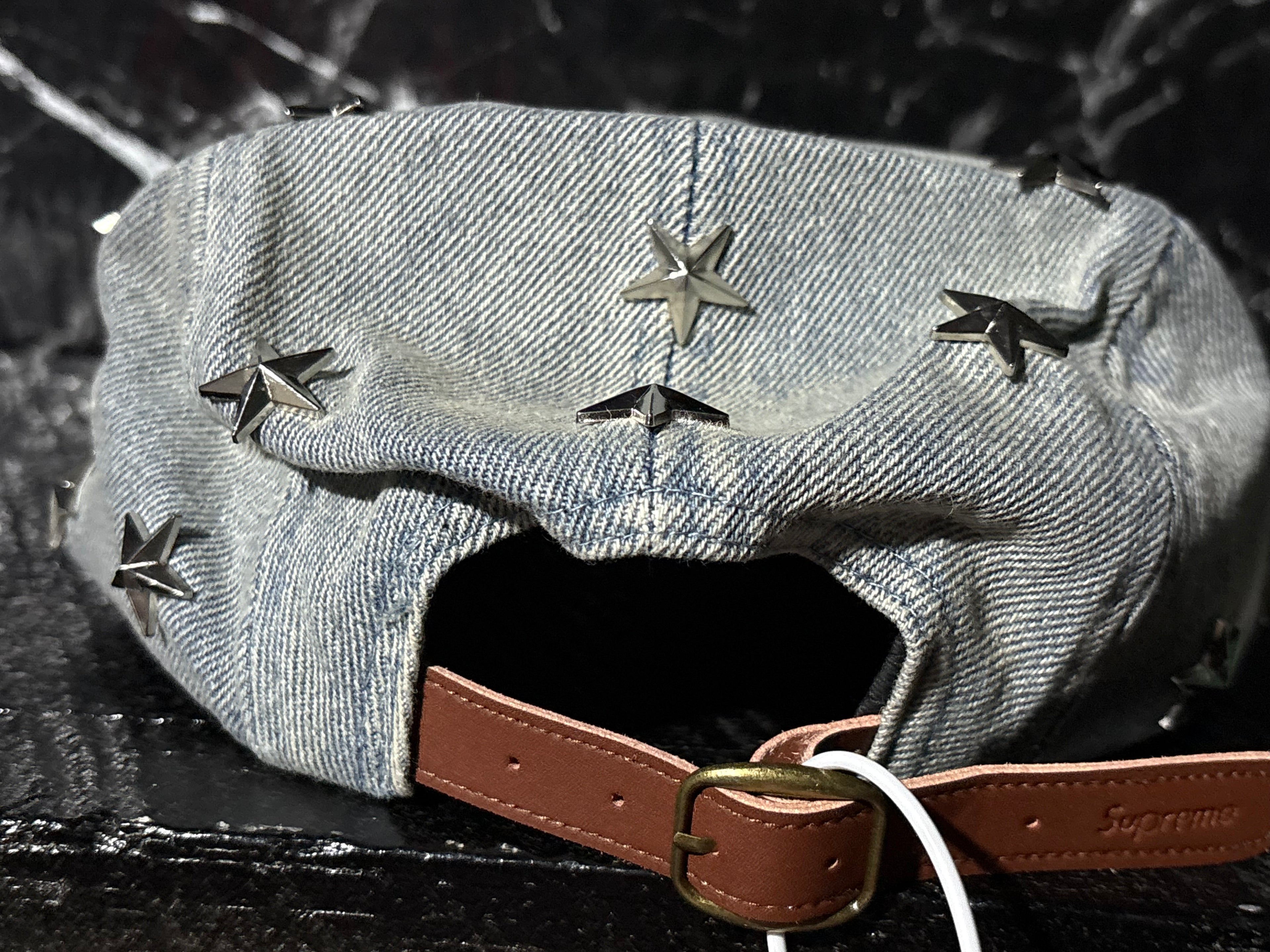 **AGOTADO** Gorra Supreme Stars Studded Denim Camp Cap