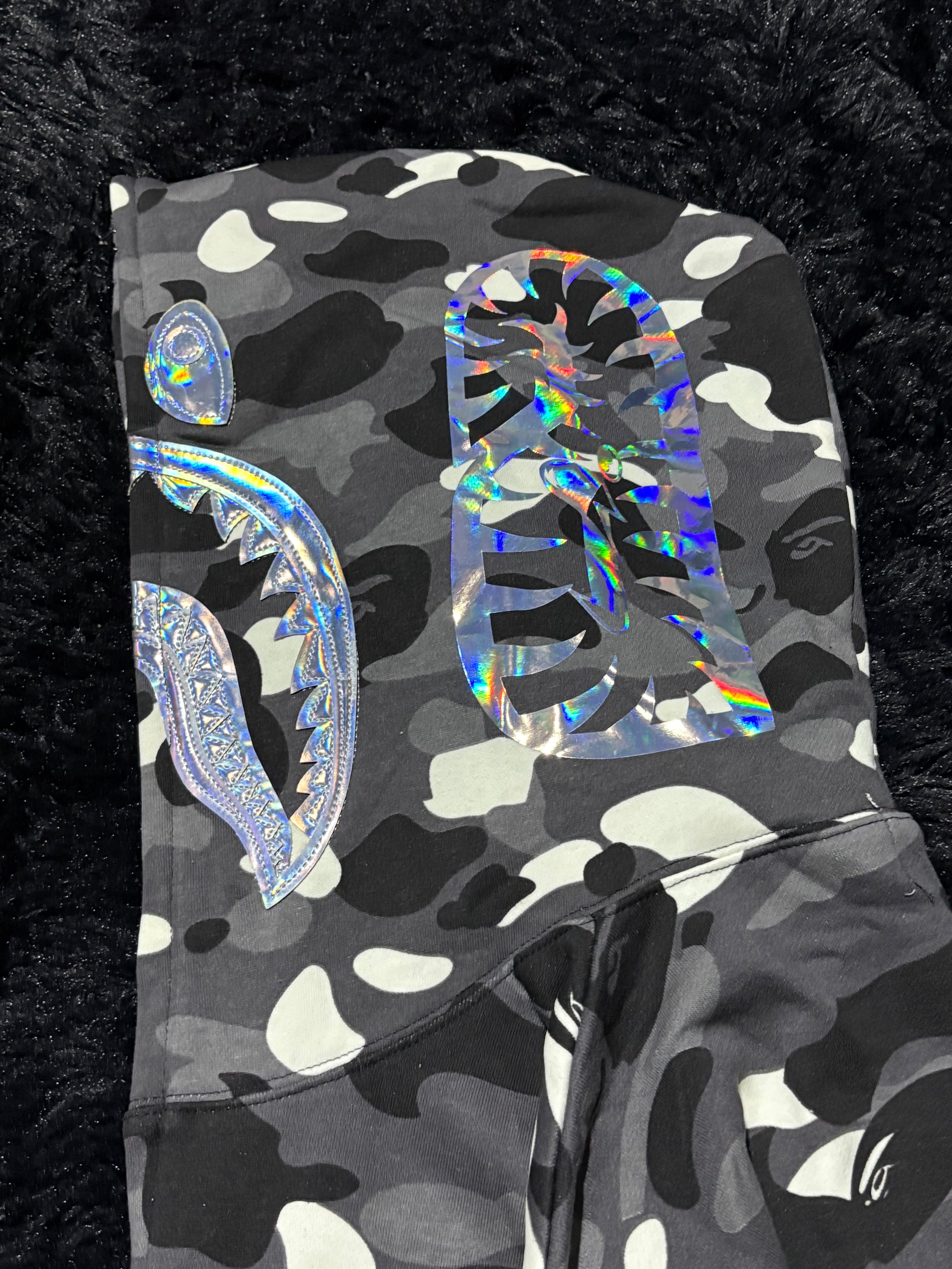**AGOTADO** Sudadera Bape reflectiva
