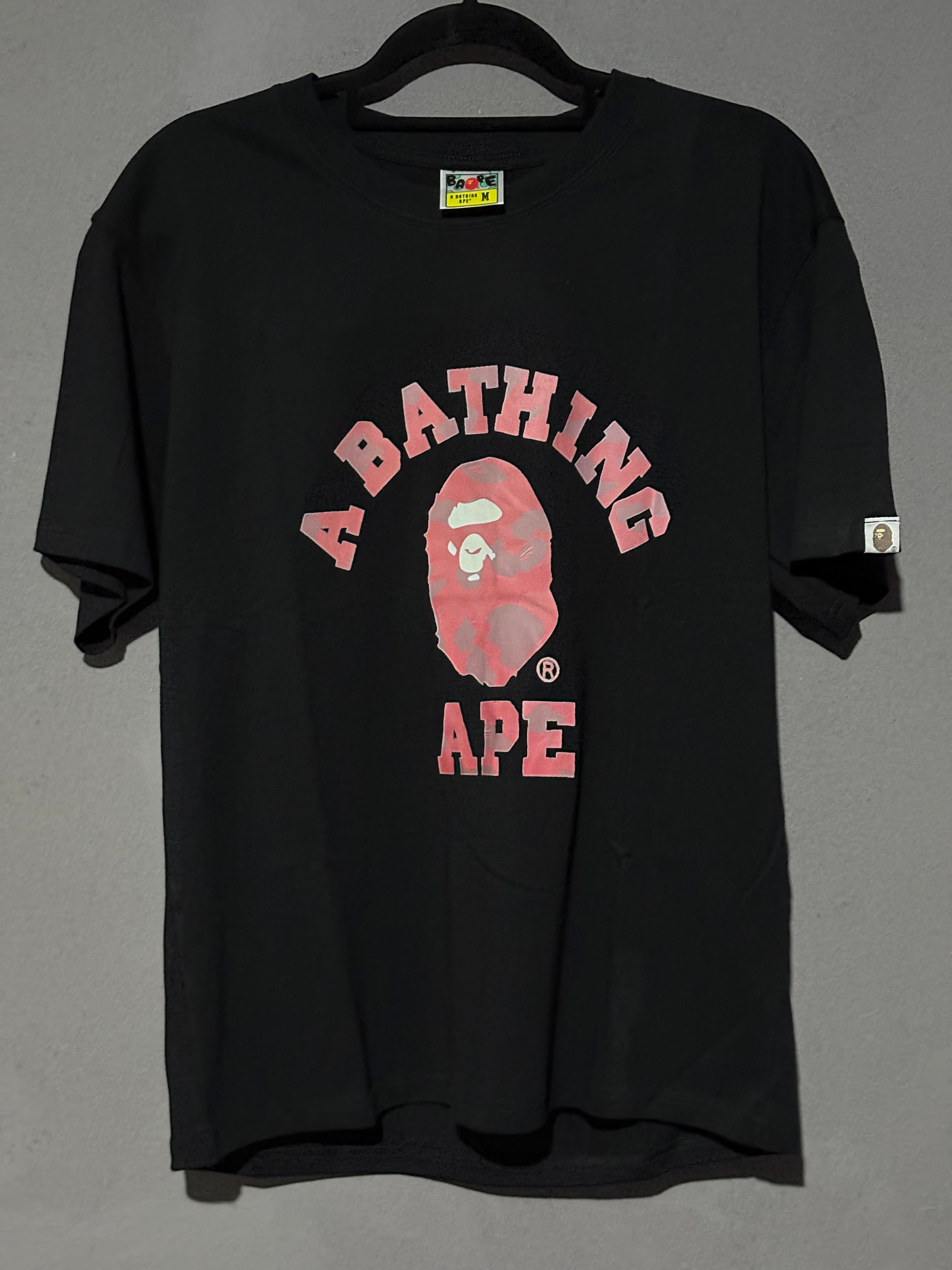 Bape playera logo rojo