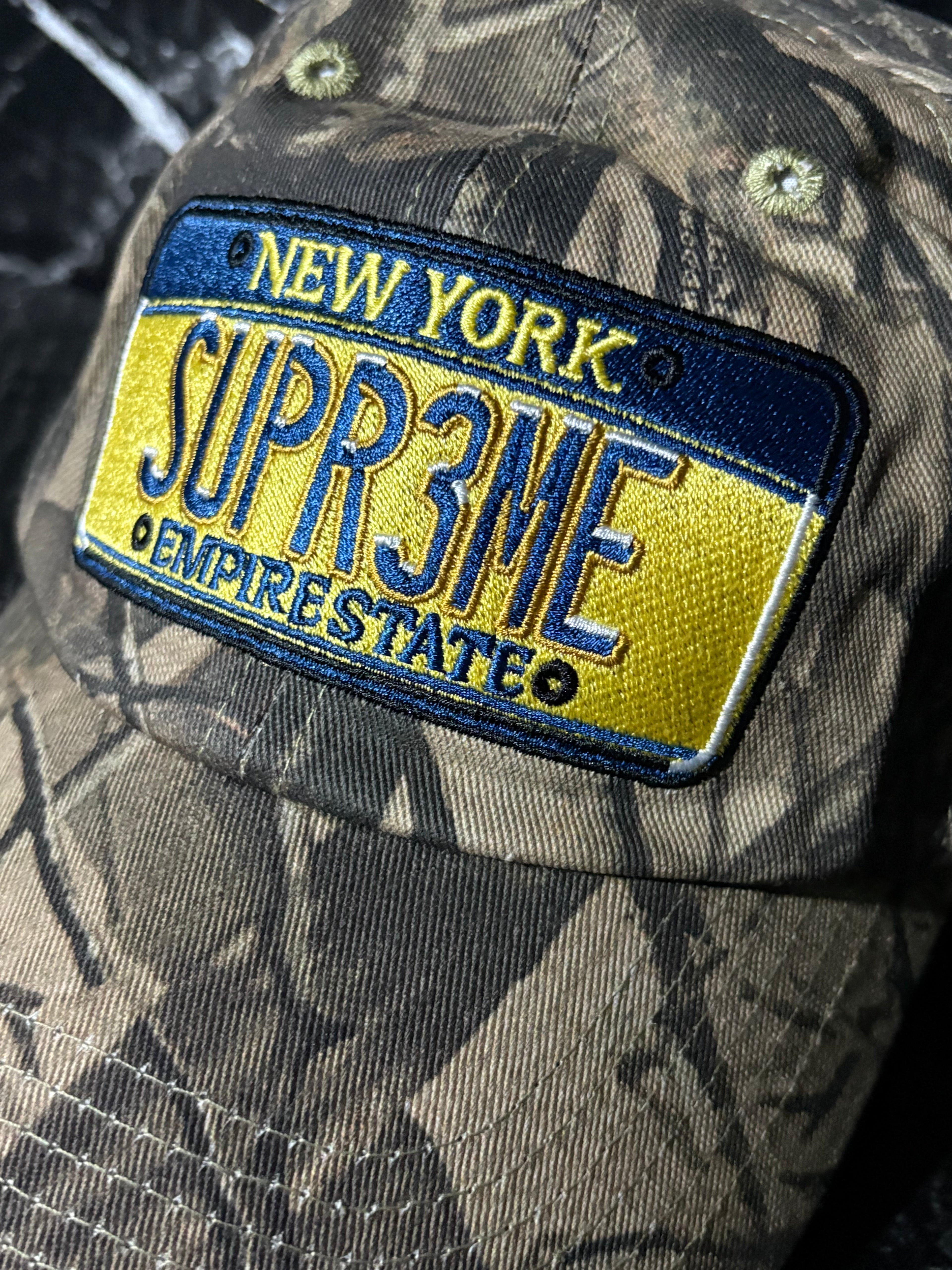 Gorra Supreme License Plate 6-Panel