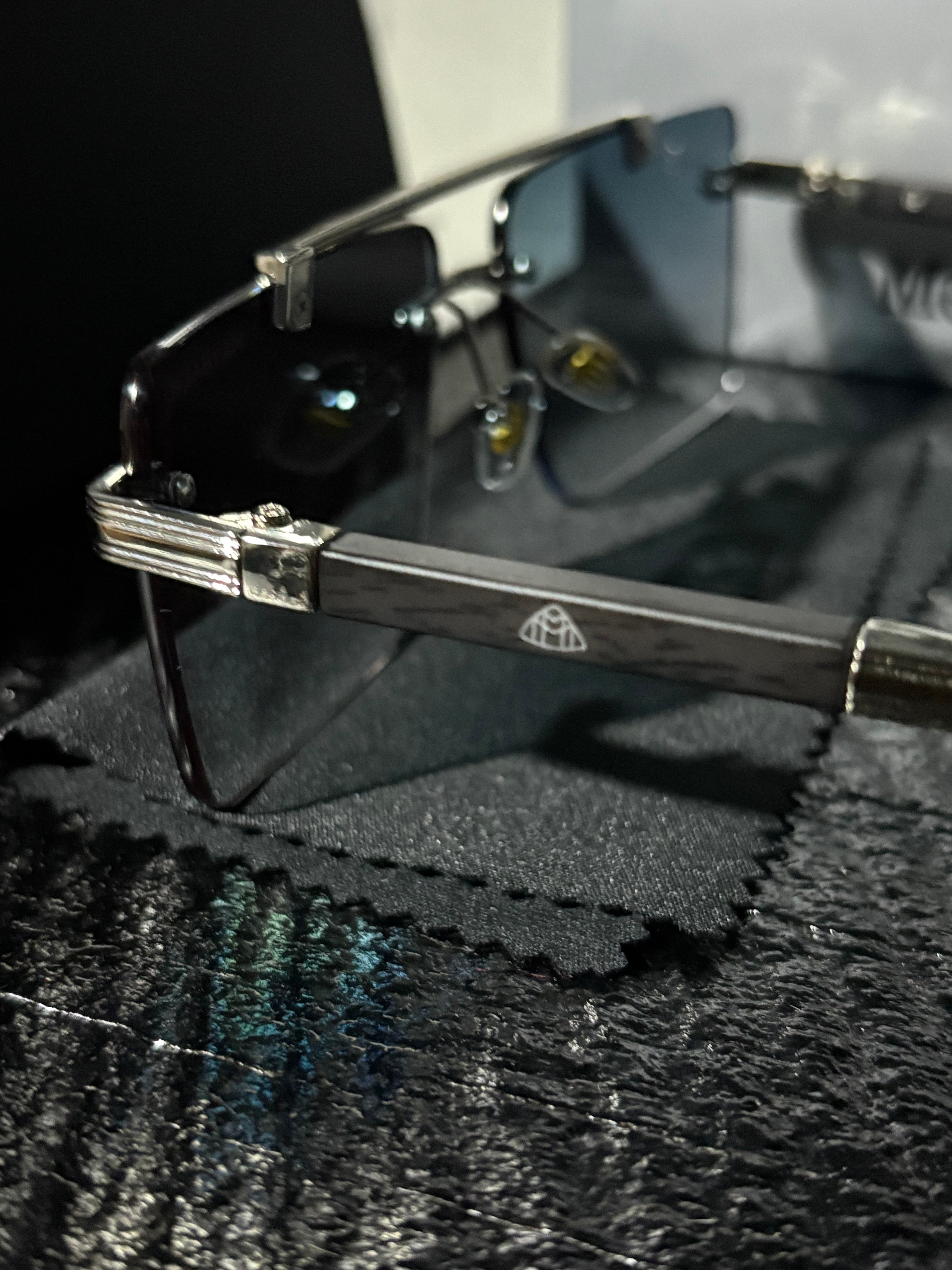 Lentes Maybach gris/negro