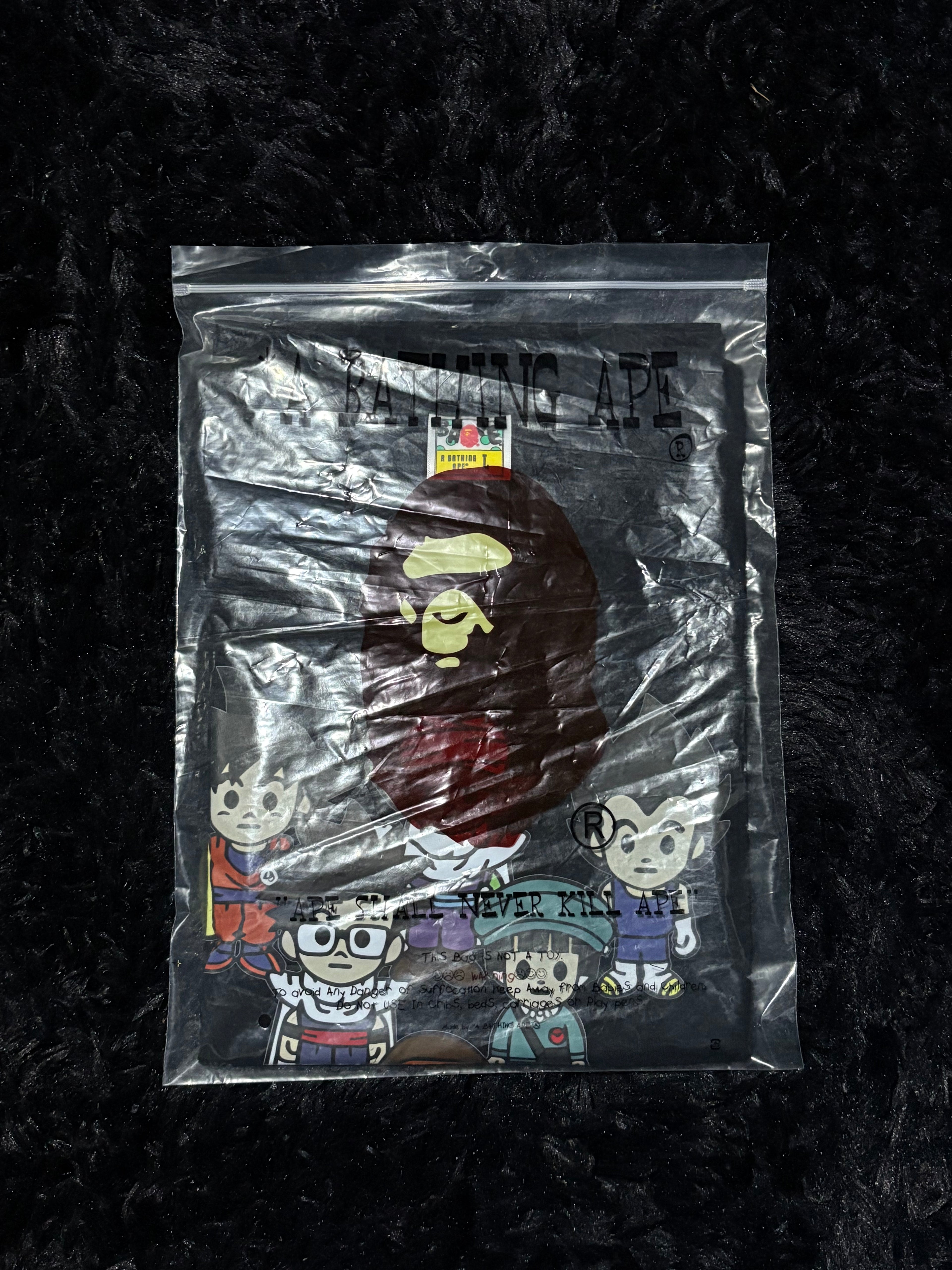 Playera Bape x dragon ball Z