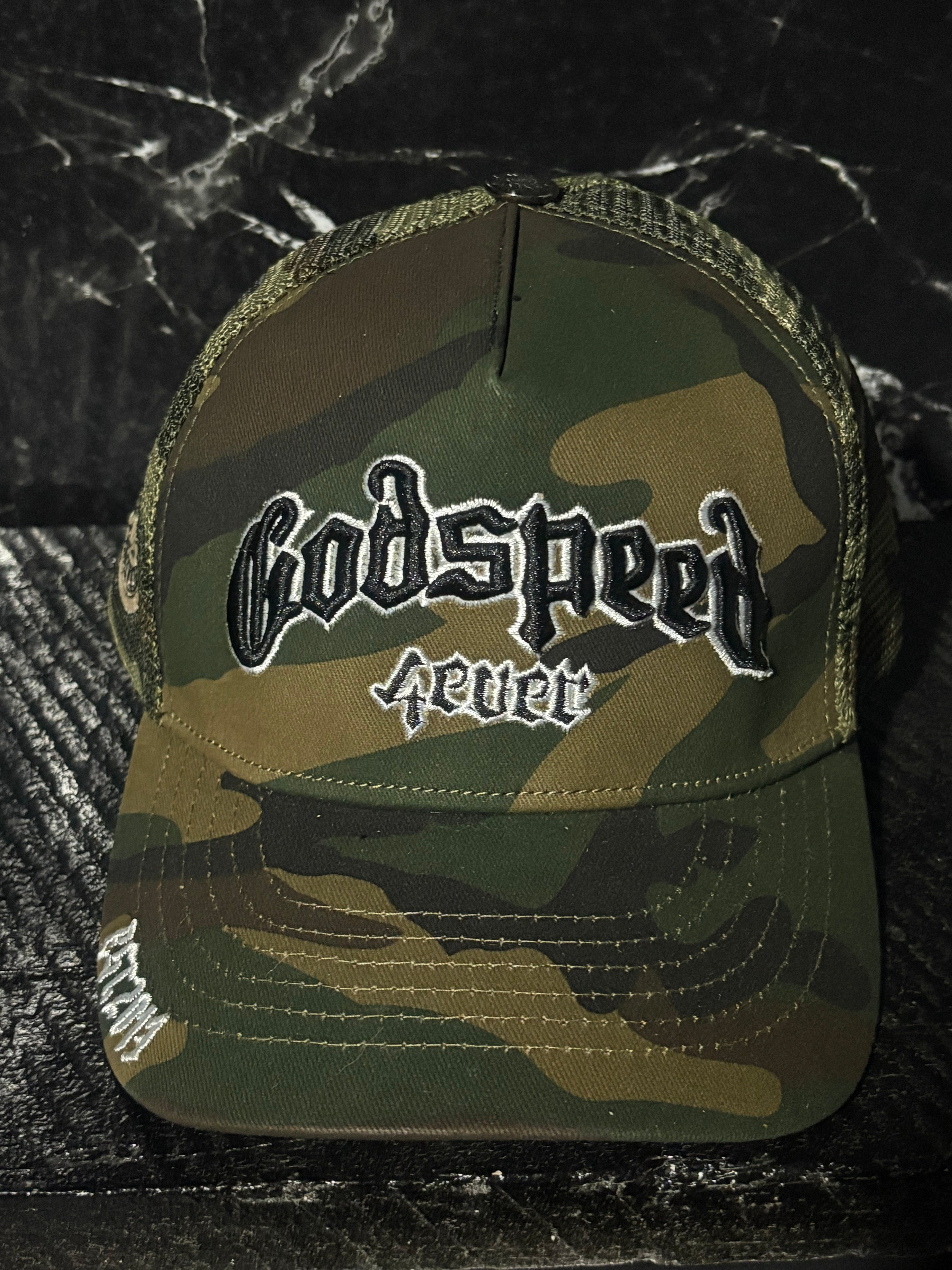 Gorra Godspeed camo verde