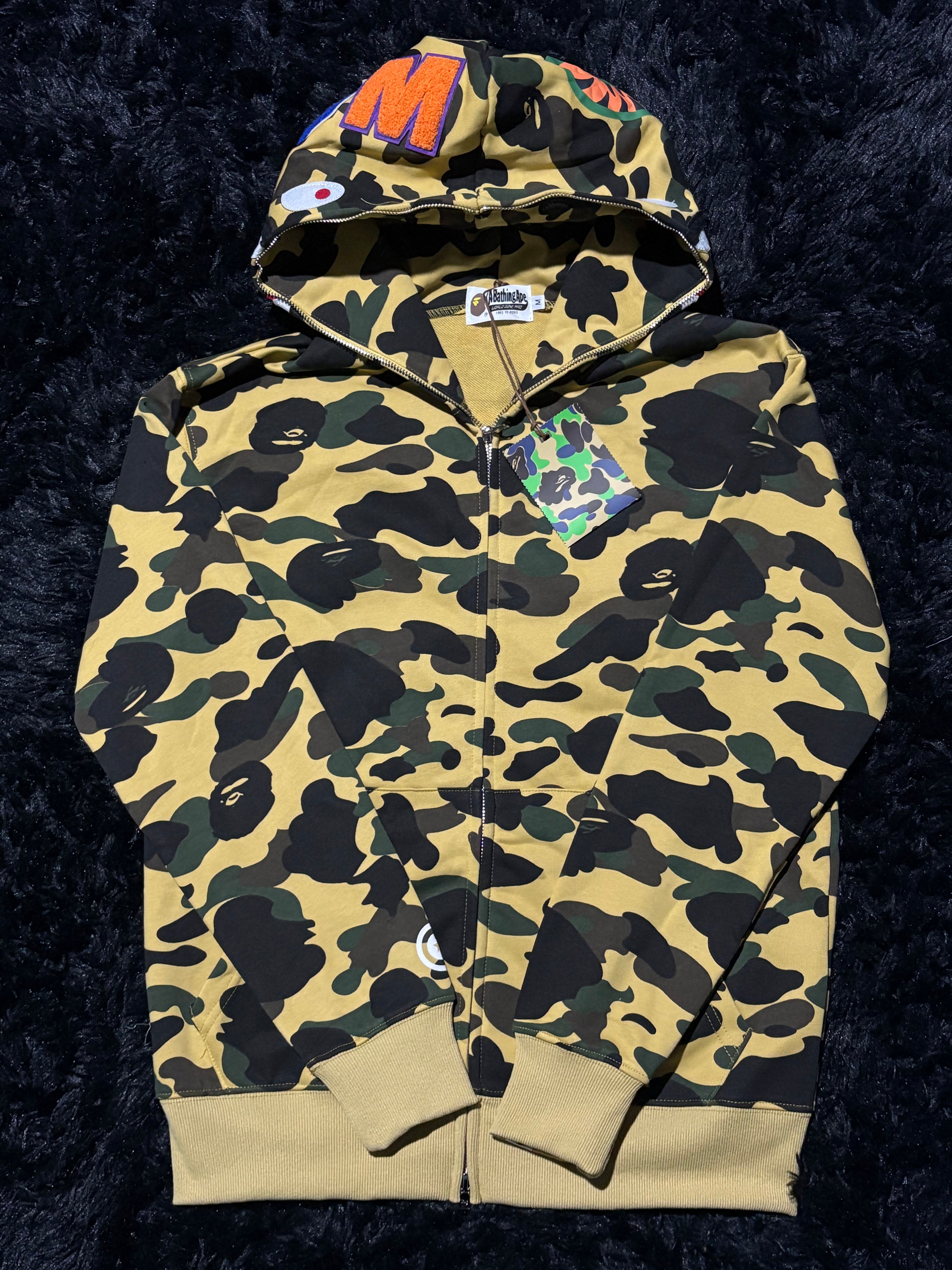 **AGOTADO** Bape sudadera verde/amarillo