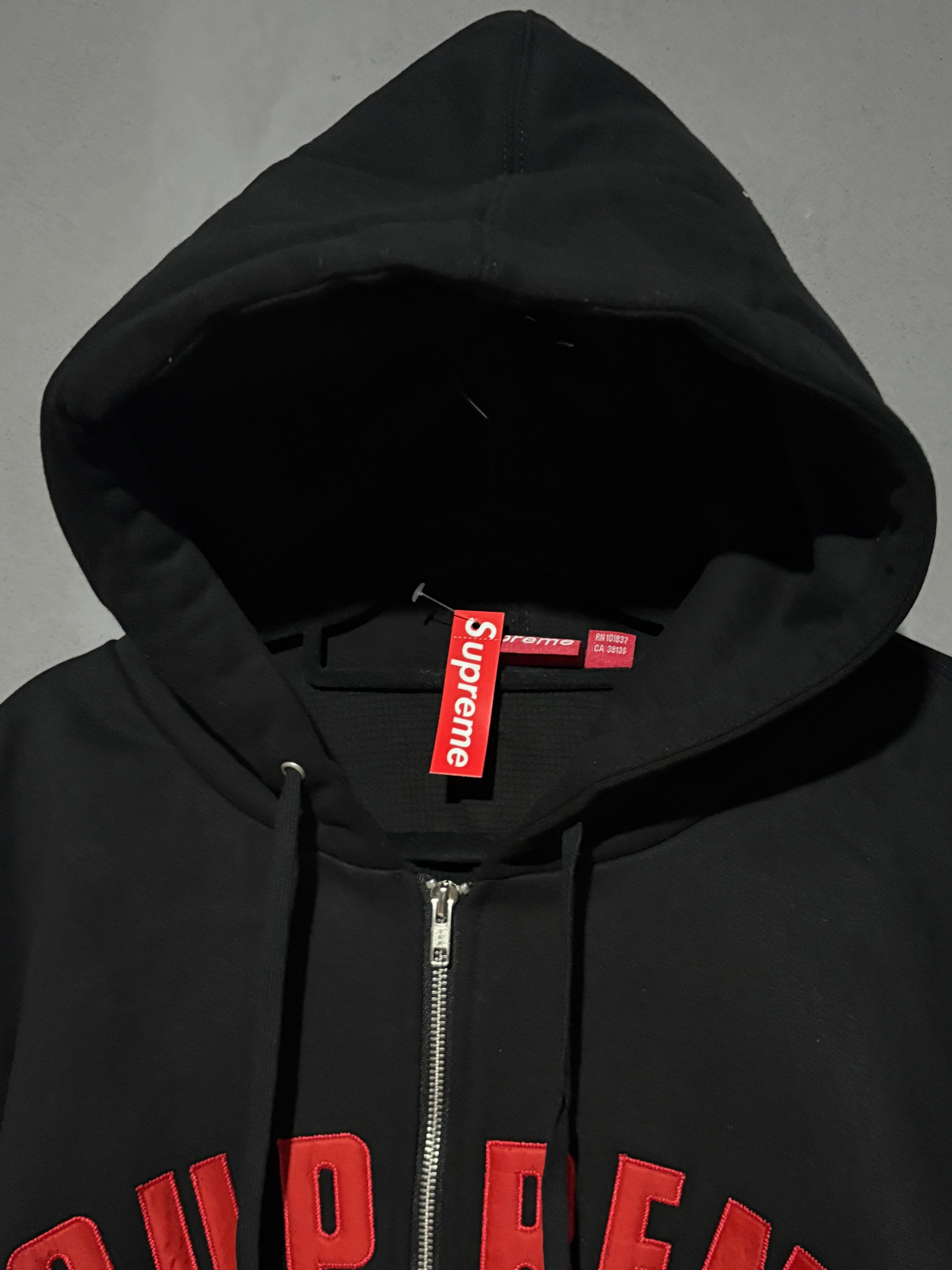 Sudadera Supreme Arc Thermal Lined Zip Up Hoodie
