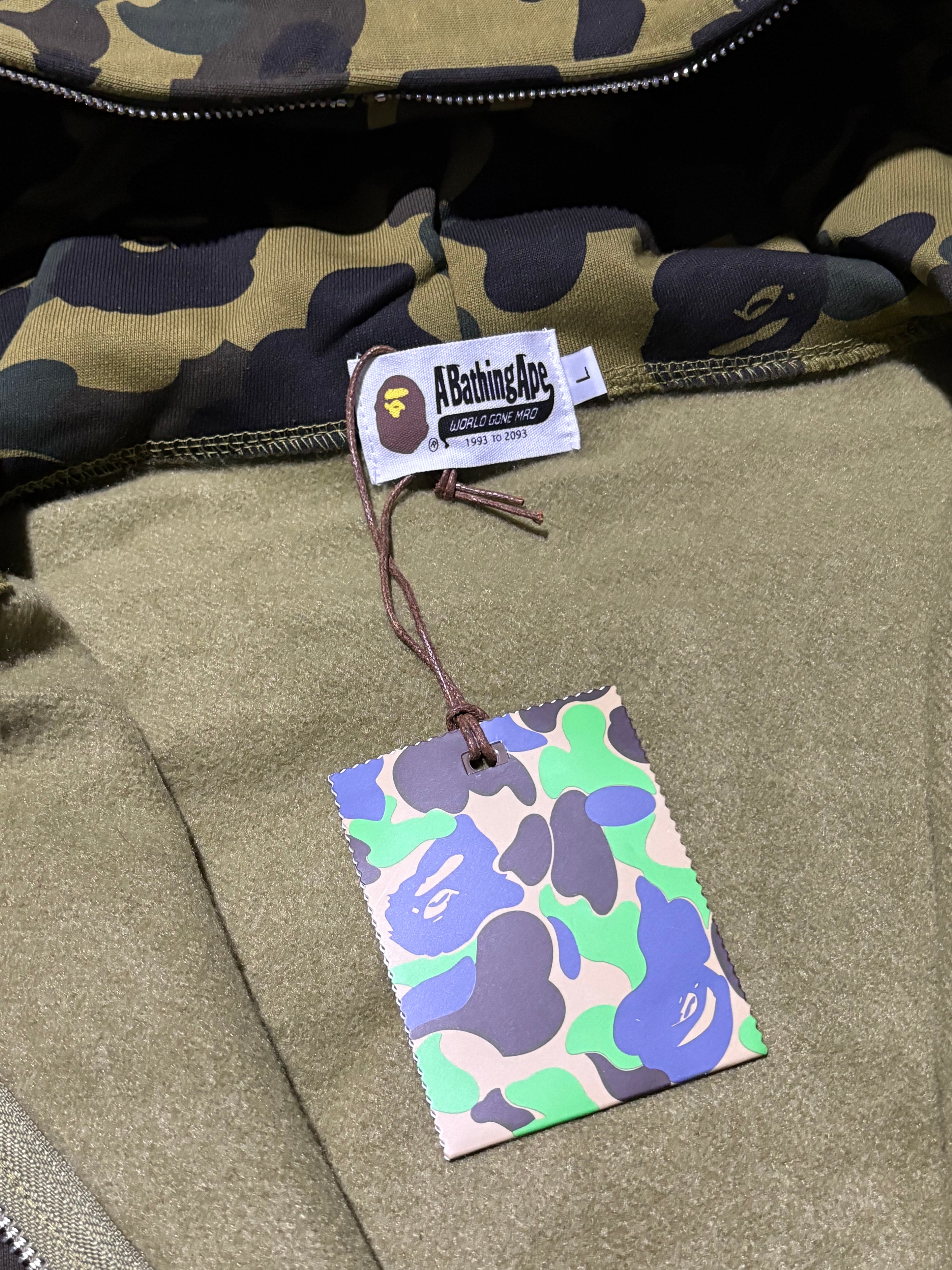 **AGOTADO** Bape Sudadera camo verde