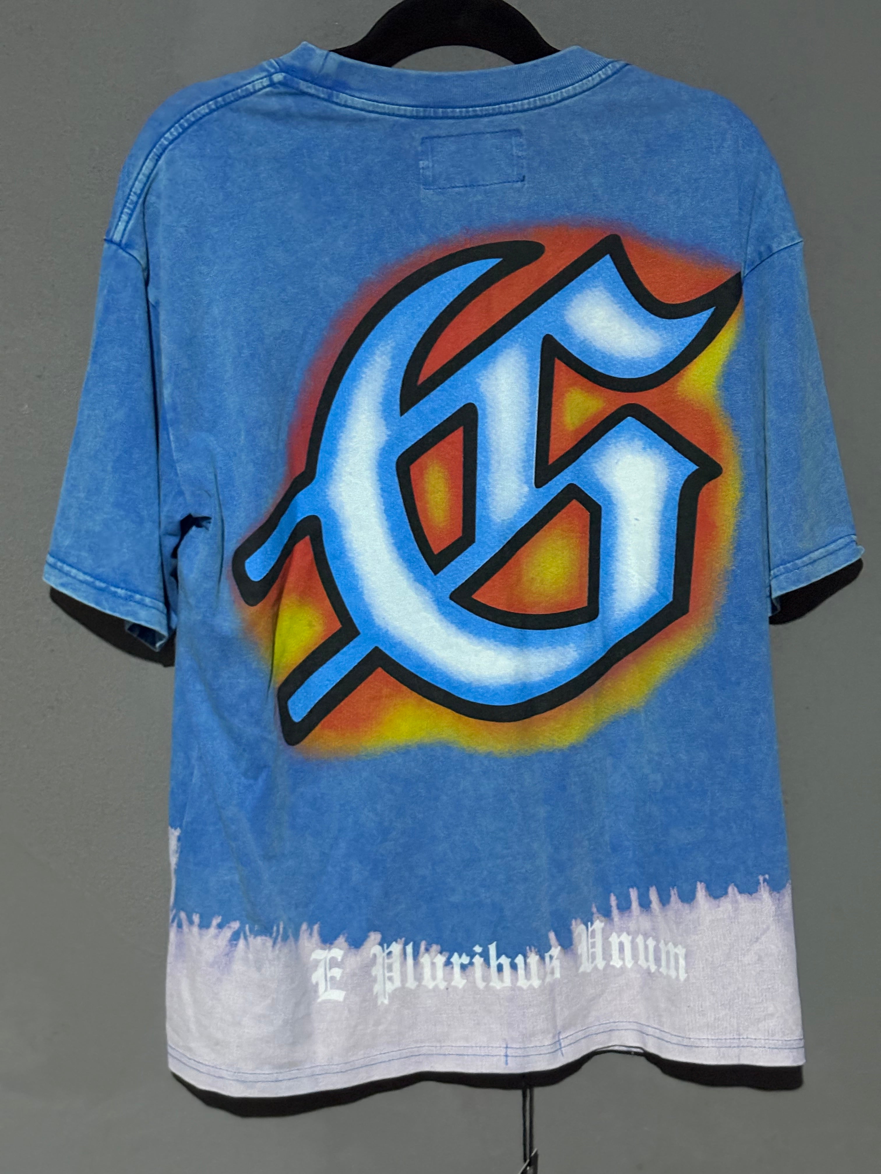 Playera Godspeed oversized azul